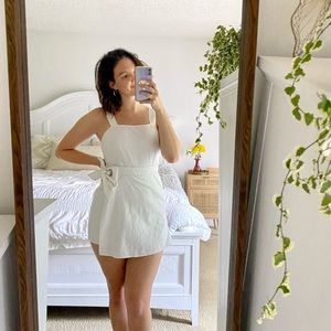 White Romper Dress